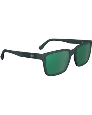 Lacoste Modified Rectangle Sunglasses - Green
