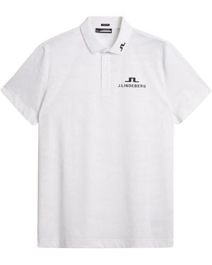 J.Lindeberg Short-Sleeve Performance Polo Shirt - White