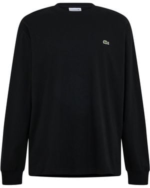Lacoste Logo Ls - Black