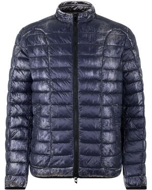 DIESEL Quilted Short Puffer Jacket - Blue