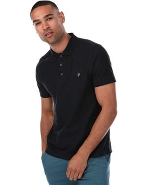 Farah Cove Short Sleeve Polo Shirt - Black