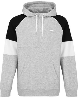 Slazenger 1881 Fleece Quarter Zip Tracksuit - Grey