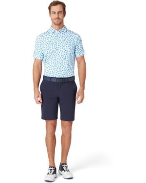 Callaway Apparel Short-Sleeve Performance Polo Shirt - Blue