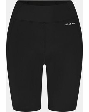 Usa Pro Cycling Shorts Ladies - Black