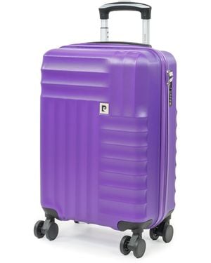 Pierre Cardin Soleil Hard Shell Cabin Suitcase Luggage - Purple