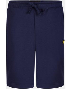 Lyle & Scott Fleece Shorts - Blue