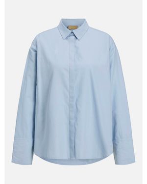 JJXX Caro Poplin Relaxed Shirt Ladies - Blue