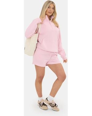 I Saw It First Jogger Shorts - Pink