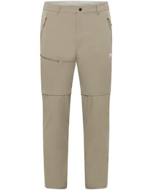 Jack Wolfskin Jw Pico Trail Convertible Zip Off Trouser - Natural