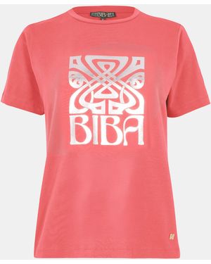 Biba Logo T-Shirt - Pink