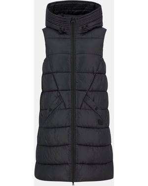 Barbour Cecilla Funnel Neck Full Zip Sleeveless Gilet - Black