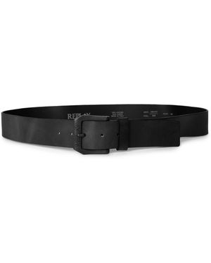 Replay Leather Belt - Black