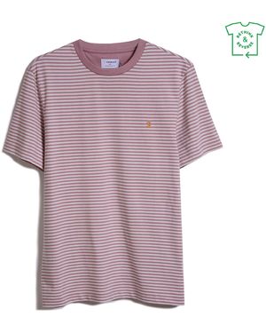 Farah Daytona Short Sleeve T Shirt - Purple