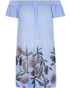 Ted Baker Bardot Floral Beach Cover Up - Blue