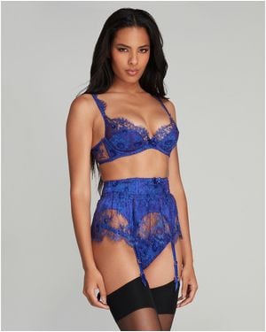 Agent Provocateur Carline Suspender - Blue