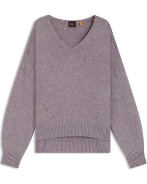BOSS Fondyssa Jumper - Purple