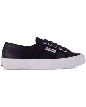 Superga 2750 Leather Trainers - Blue