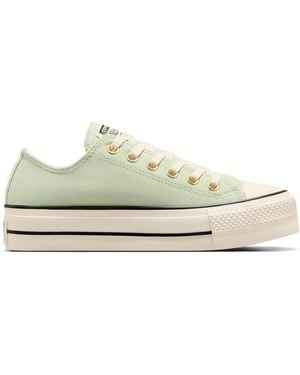 Converse Chuck Taylor All Star Lif Platform Trainers - White