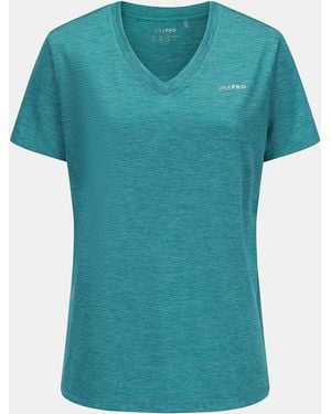 Usa Pro The Tech V-Neck Tee - Blue