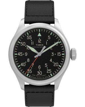 Timex Waterbury Quartz Analogue Watch - Black