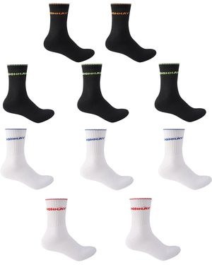 Donnay 10 Pack Quarter Socks Plus Size 12 - White