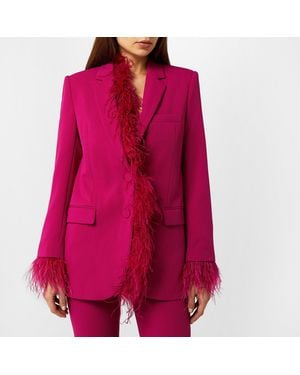 MICHAEL Michael Kors Feather Blazer - Red