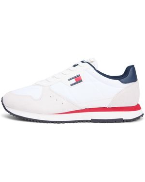 Tommy Hilfiger Eva Runner Leather Runners - White