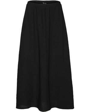 Vero Moda Kita Long Maxi Skirt - Black