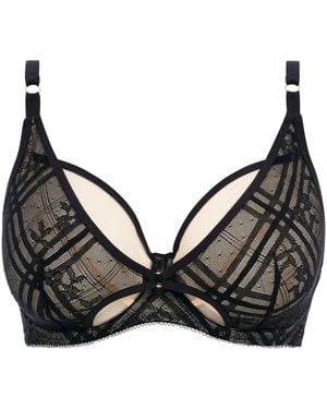 Freya Fatale Underwired Plunge Bra - Black