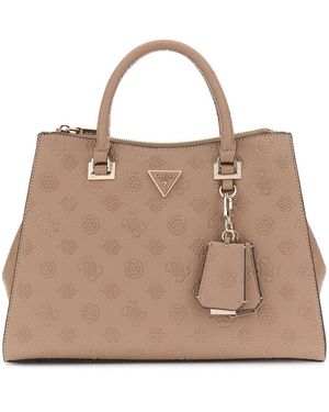 Guess Cresida Satchel - Natural