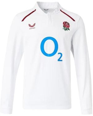 Castore England Rugby 2026 Classic Long Sleeve Shirt - White