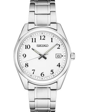Seiko Classic Date Analogue Quartz Watch - Metallic