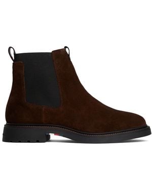 Tommy Hilfiger Suede Chelsea Boots - Brown