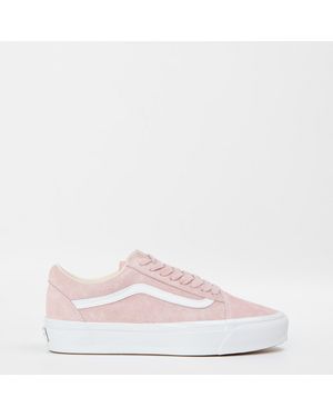 Vans Old Skool Low Canvas Trainers - Pink
