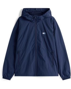 Tommy Hilfiger Chicago Hooded Long Sleeve Windbreaker - Blue