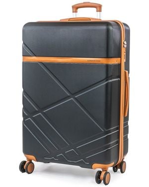 London Fog Eton Hardshell Suitcase Wheeled Matching Luggage - Grey