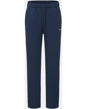Slazenger 1881 Open Hem Fleece Trousers - Blue