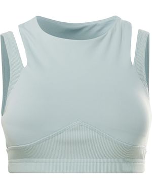 Reebok S Layered Bra - Blue