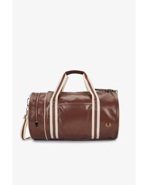 Fred Perry Classic Barrel Bag - Brown