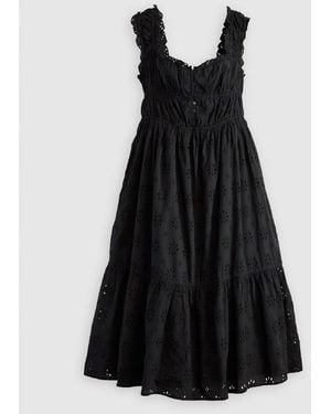 Levi's Levi's Amaya Square Neck Sleeveless Maxi Dress - Black
