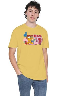 Garfield Mom Number One T Shirt Banana - Metallic