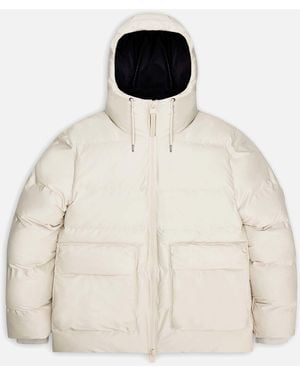 Rains Alta Medium Puffer Jacket - Natural