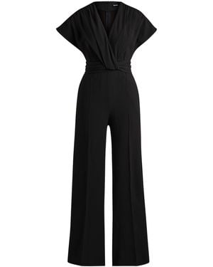 BOSS Debasa Wrap Design Dress - Black