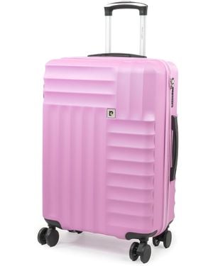 Pierre Cardin Soleil Hard Shell Suitcase Wheeled Luggage - Pink