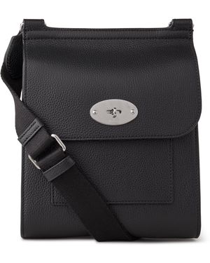 Mulberry Small Antony Leather Messenger Bag - Black