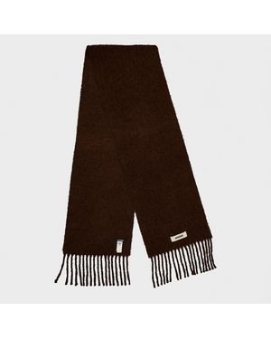 Jacquemus Jacquard Midweight Scarf - Brown