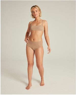 Nudea High Waist Brief Second Skin Stretch - Multicolour