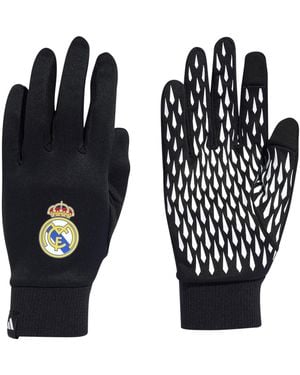 adidas Real Madrid Fieldplayer Gloves Adults - Black