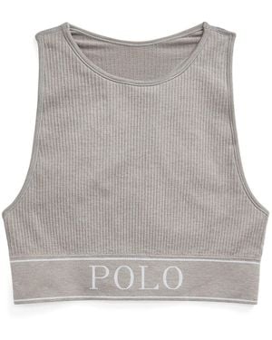 Polo Ralph Lauren Crop Top - Grey