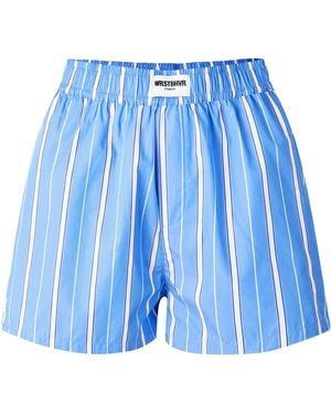 WRSTBHVR Woven Tracksuit Shorts - Blue